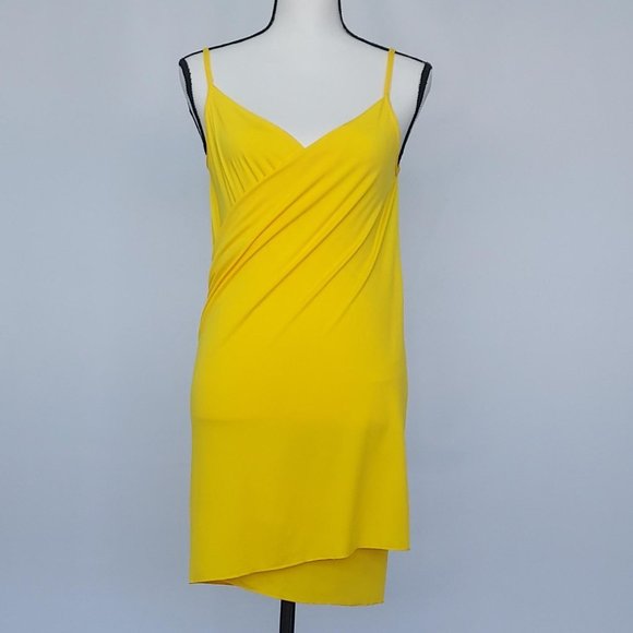 No Brand Dresses & Skirts - Woman's Bikini Cover Up Spaghetti Straps Backless Beach Dress Small Yellow NWOT